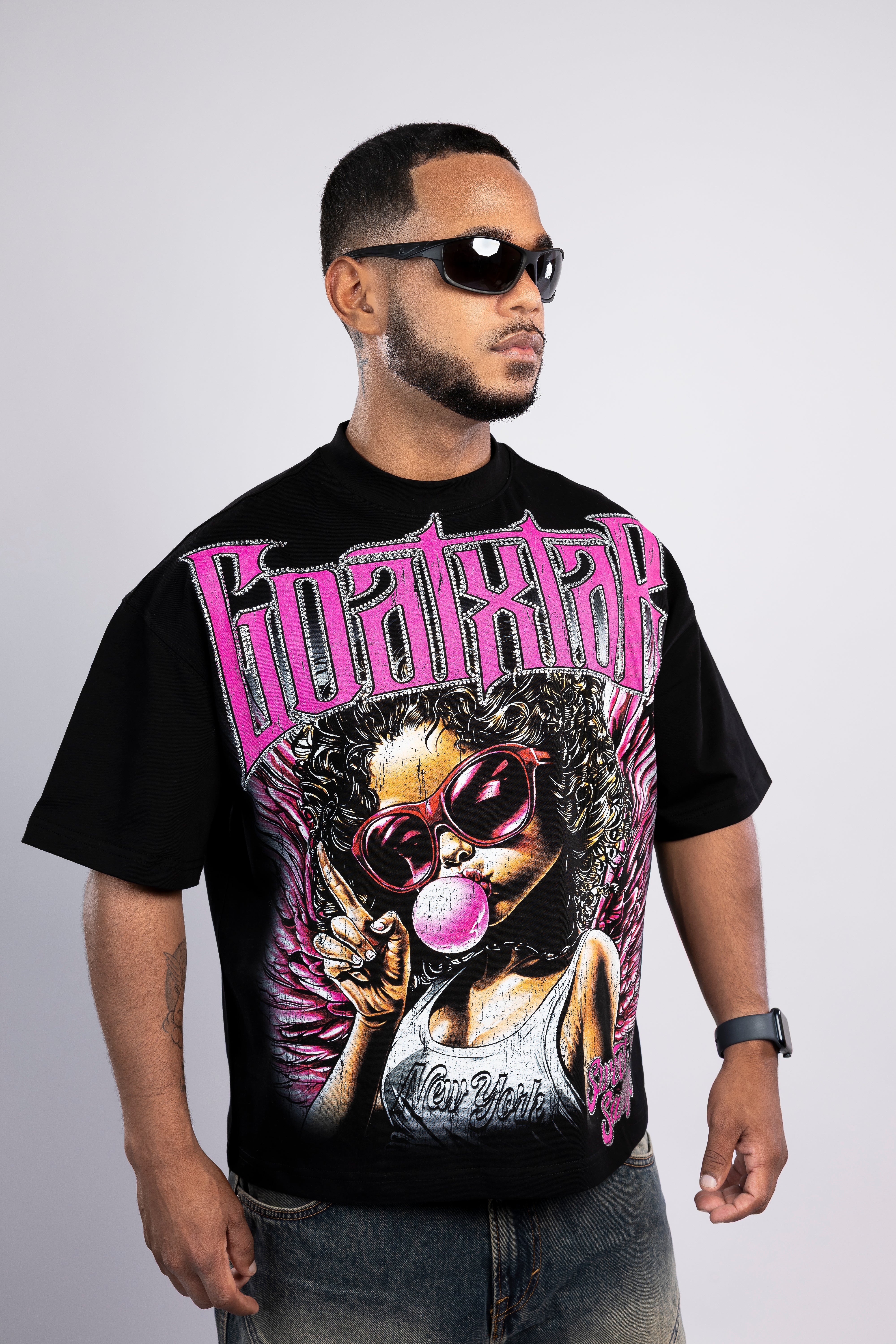 SWEET BUT SAVAGE TEE — BLACK